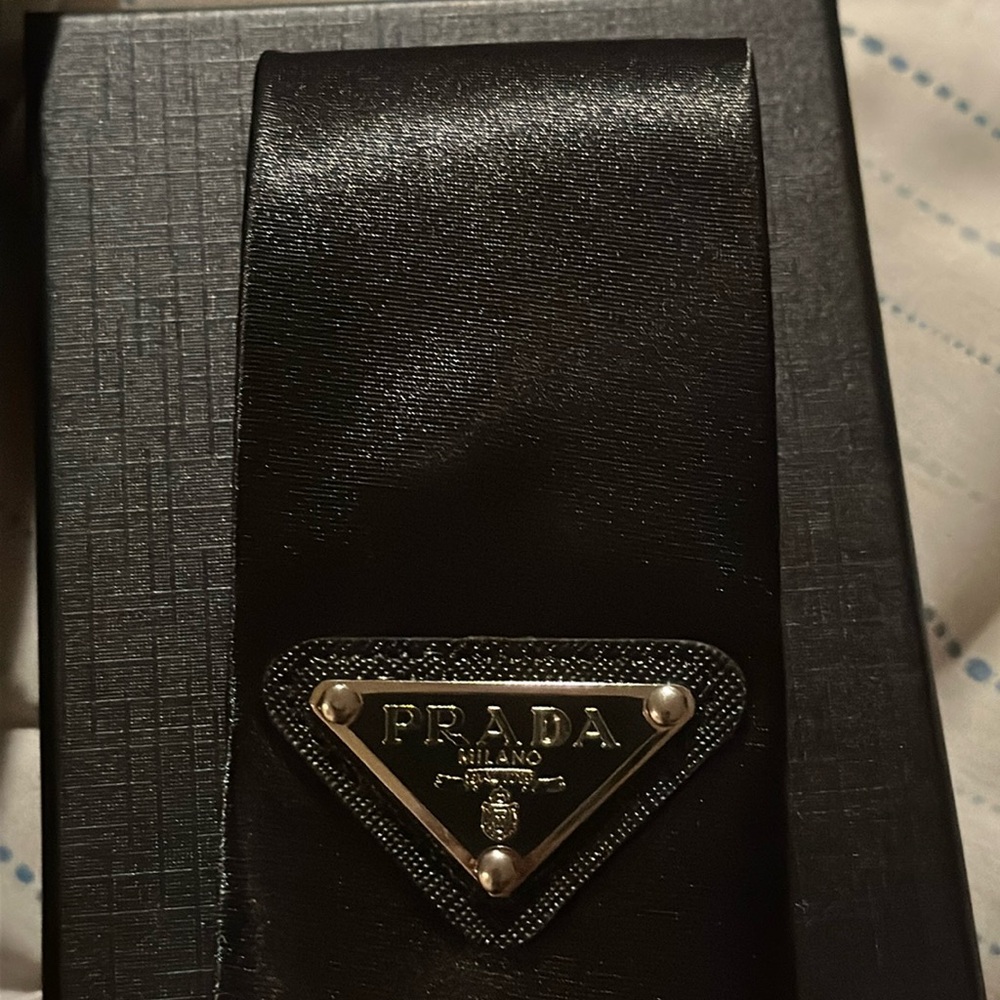 Prada silk tie